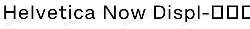 Helvetica Now Displ字体转换